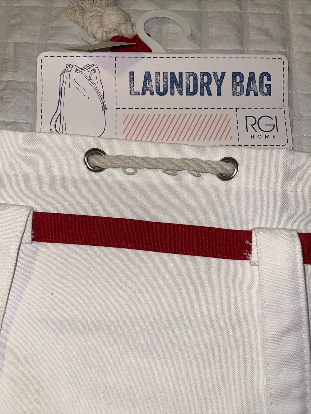 RGI Home Laundry Bag with Red Cherry Design
